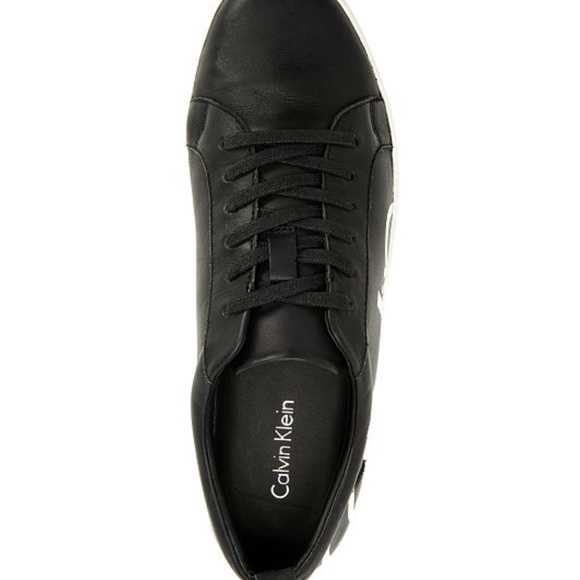 CALVIN KLEIN DANYA BLACK AND WHITE   SIZE 7M - Picture 6 of 8